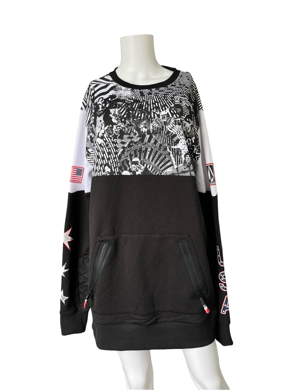 NEW Volcom US Snowboard Sweatshirt Pullover Streetwear Mens Size Large